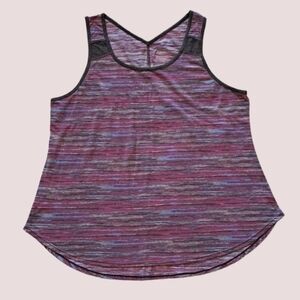 Cuddl Duds ClimateRight Tank Top | Heathered Purple Gray | L (14–16)
